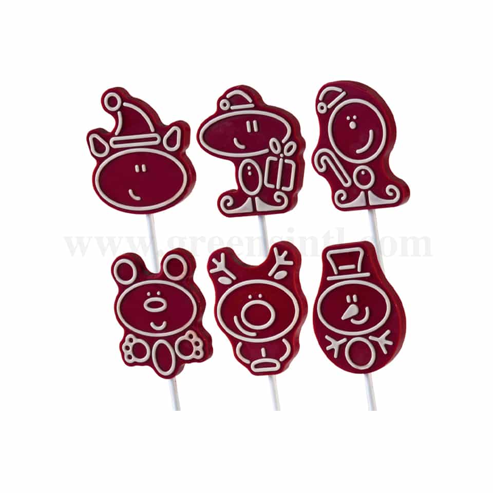 MARTELLATO Thermoformed Chocofunny Lollipop Christmas