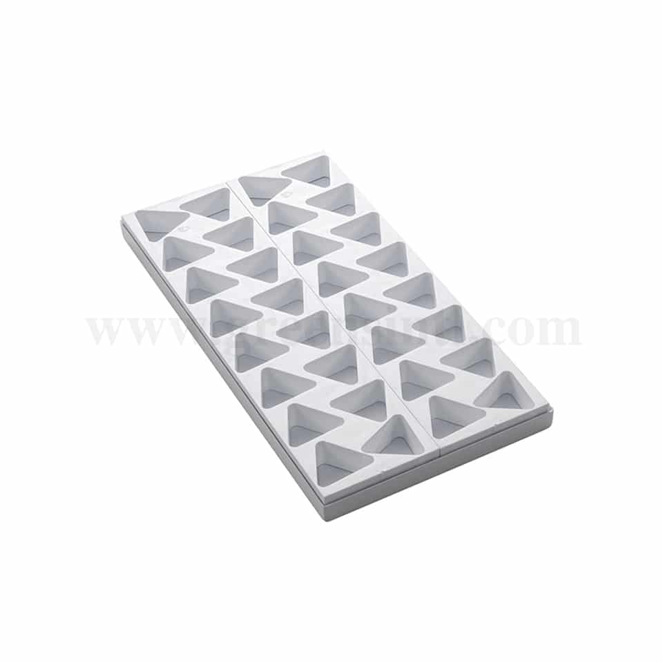 MARTELLATO Mould for Mignon Triangle 48 x 43 x h 25 mm-32 Pcs