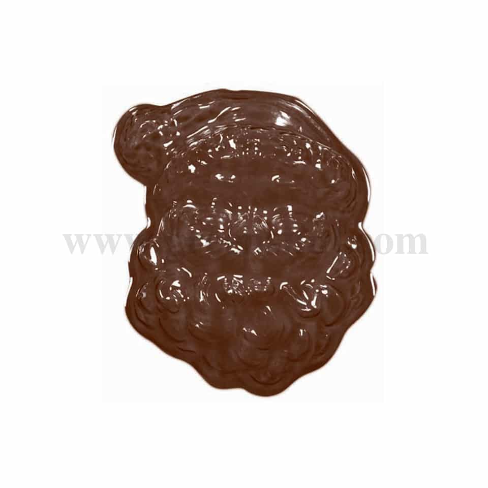 MARTELLATO Thermoformed Chocolate Mould Santa 42 x 48 x h10mm