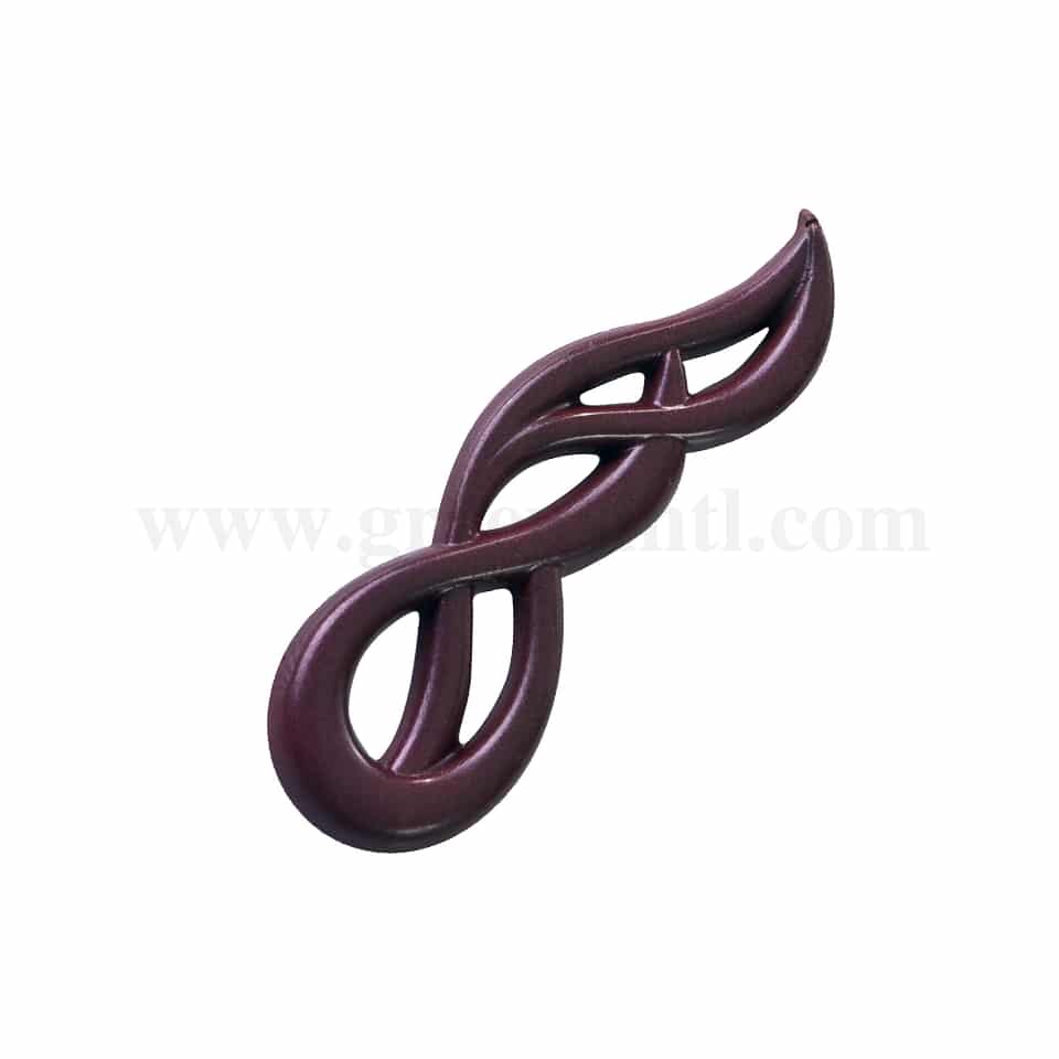 MARTELLATO White Polycarbonate Chocolate Mould Decorations 1-63 x h21 mm