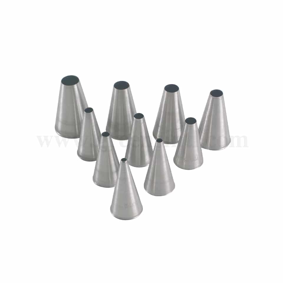MARTELLATO Mixed Plain Nozzle - Set of10