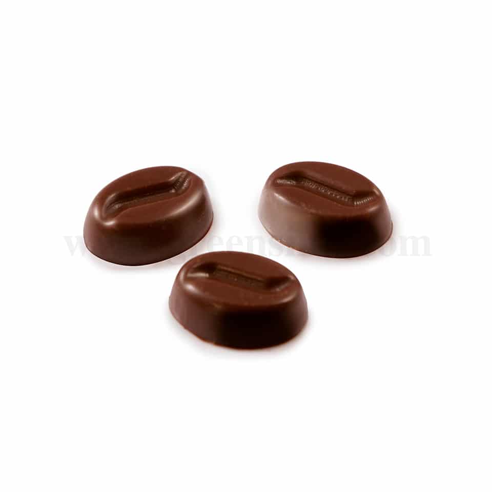 MARTELLATO Polycarbonate Chocolate Mould Coffee beans 17 x 12 h 5 mm