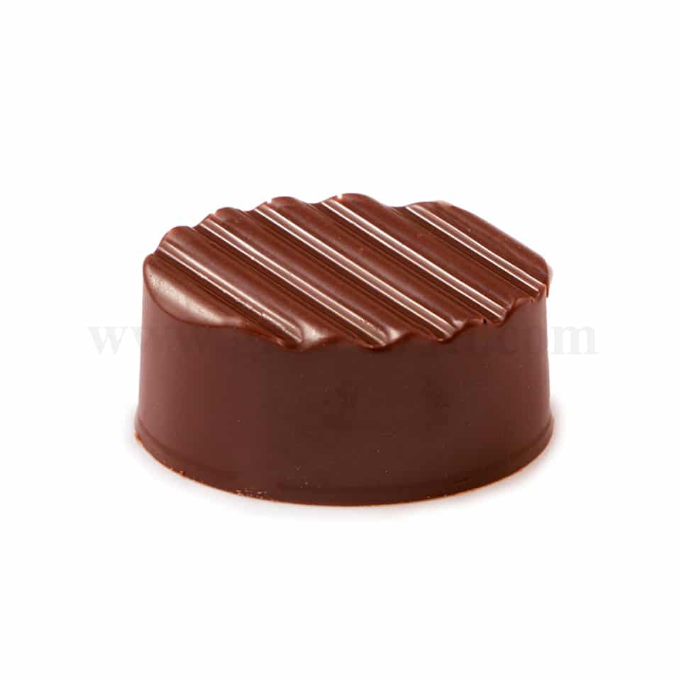 MARTELLATO Polycarbonate Chocolate Mould Groove oval 30 x 18 h 15 mm