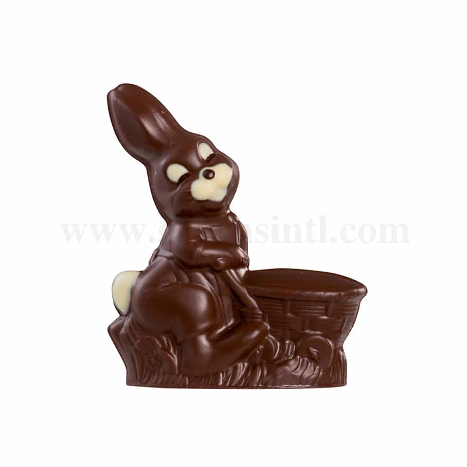 MARTELLATO Thermoformed Plastic 3D Mould Bunny With Stroller h 140 mm