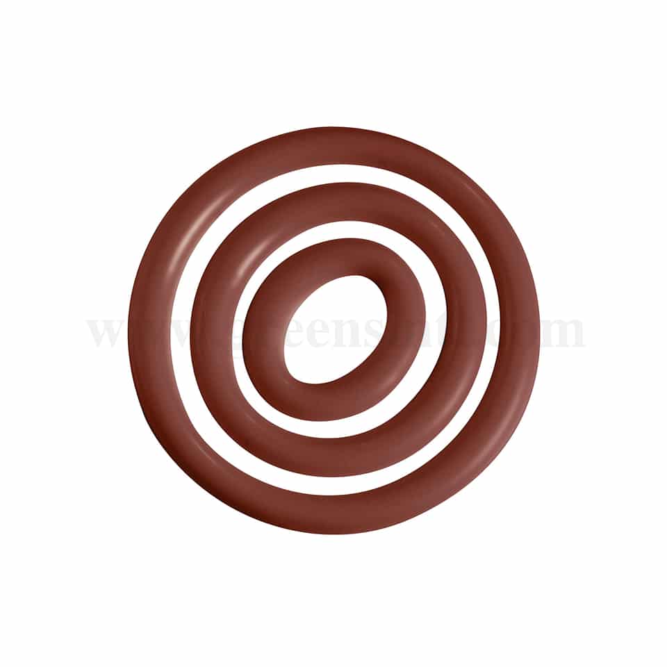 MARTELLATO White Polycarbonate Chocolate Mould Decorations 21