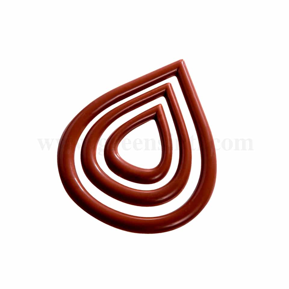 MARTELLATO White Polycarbonate Chocolate Mould Decorations 23