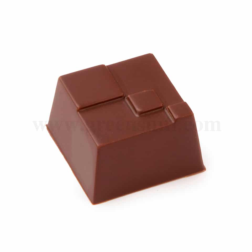 MARTELLATO Polycarbonate Chocolate Praline Mould 25 x 25 h 15 mm