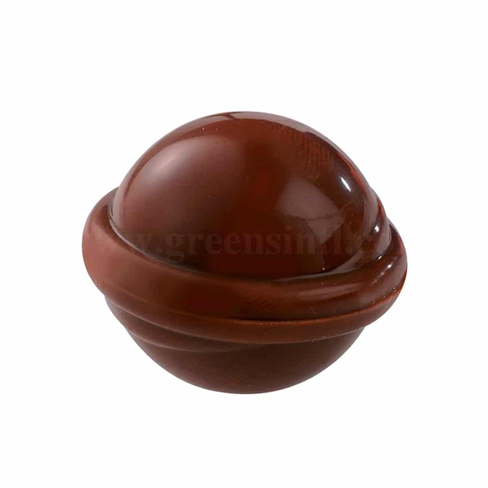 MARTELLATO Polycarbonate Chocolate 3D Mould Planet Sphere 28 x 24 h 24 mm