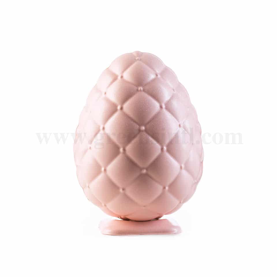 MARTELLATO Thermoformed Chocolate Mould Quilted Egg D115xh155 mm