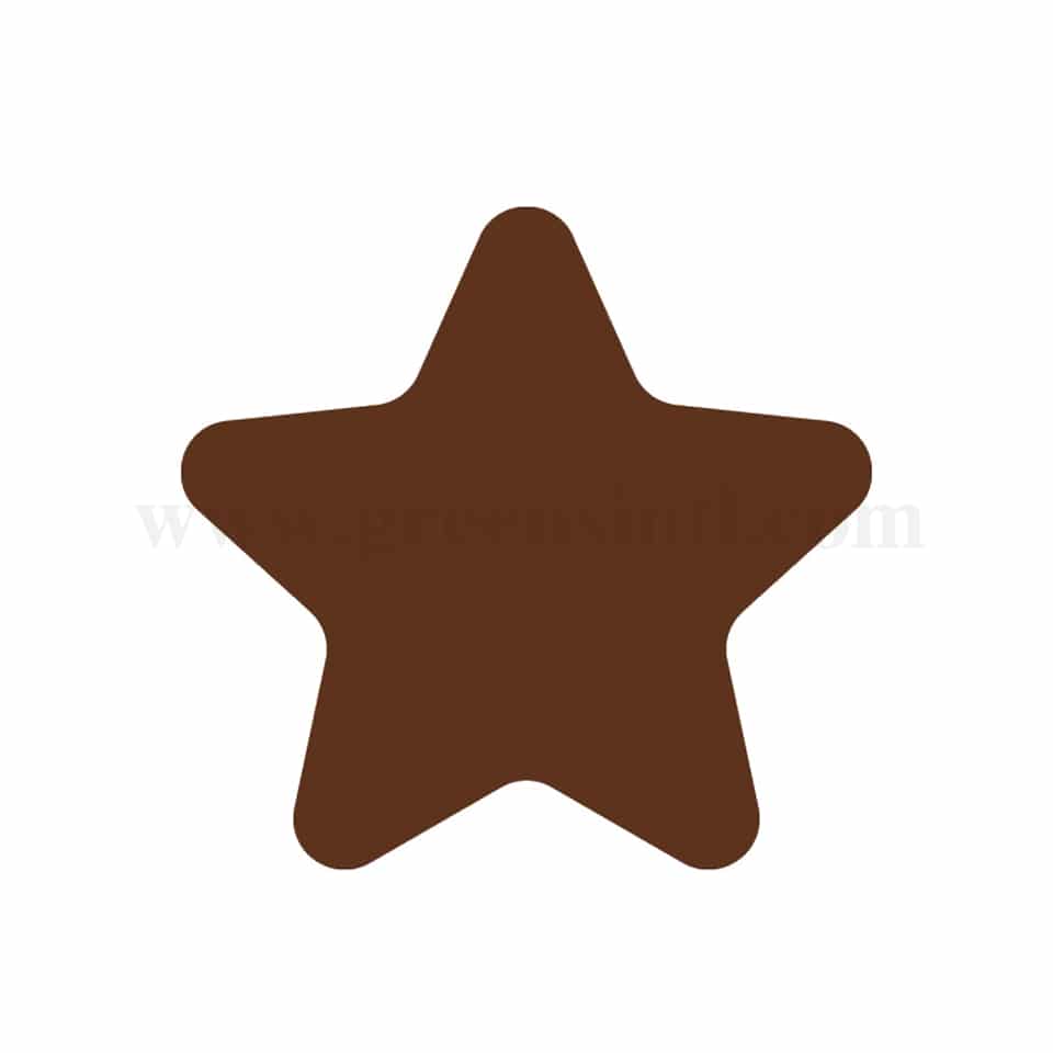 MARTELLATO Chocolate Garnish Mat Star D 26mm