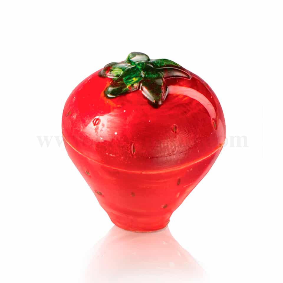 MARTELLATO Polycarbonate Mould Strawberry 3D- D 28 h 32 mm