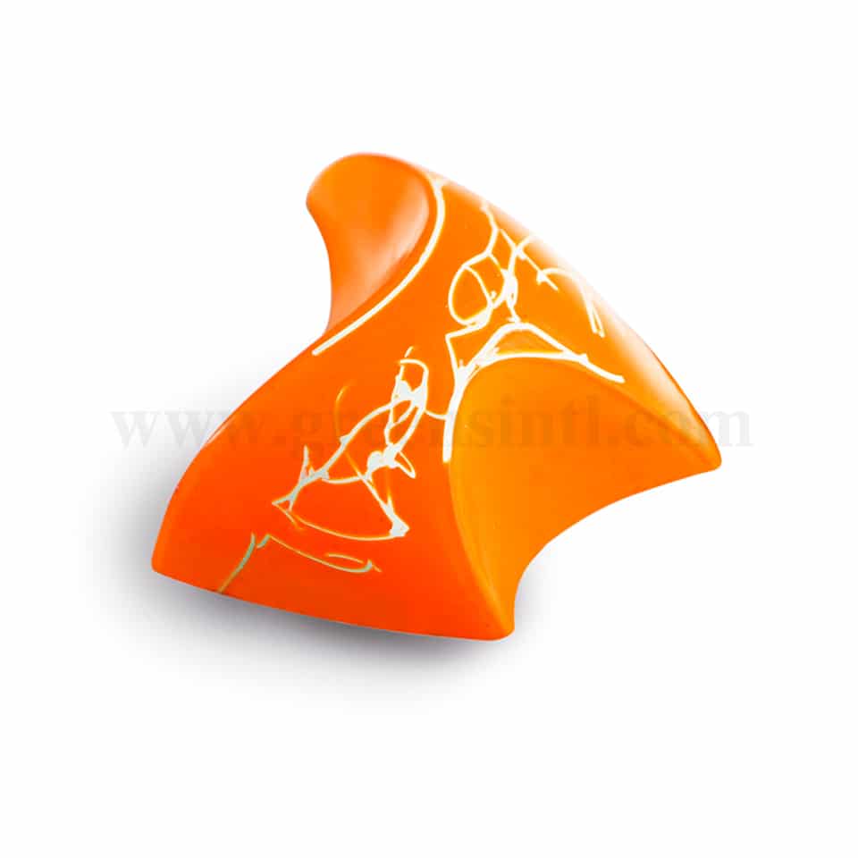 MARTELLATO Polycarbonate Chocolate Mould Wave 4 - 44 x 38 h 14 mm