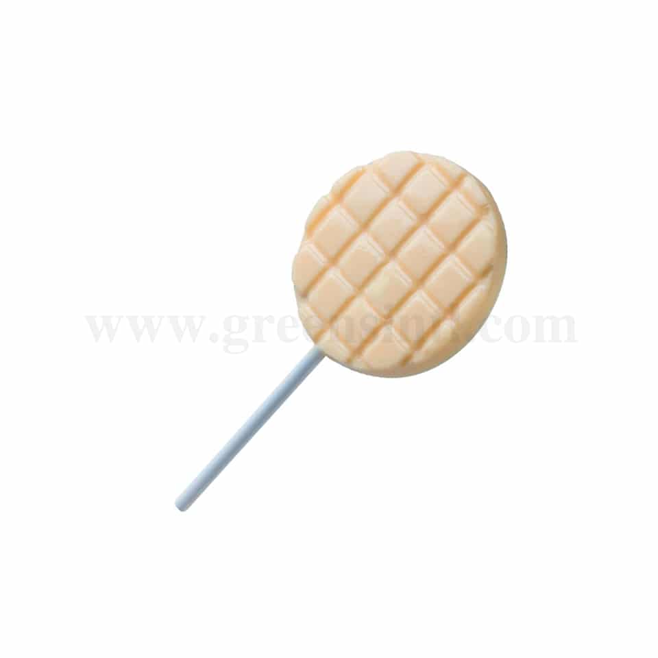 MARTELLATO Thermoformed Plastic Chocolate Mould Lollipop Round D 60 x h 9 mm