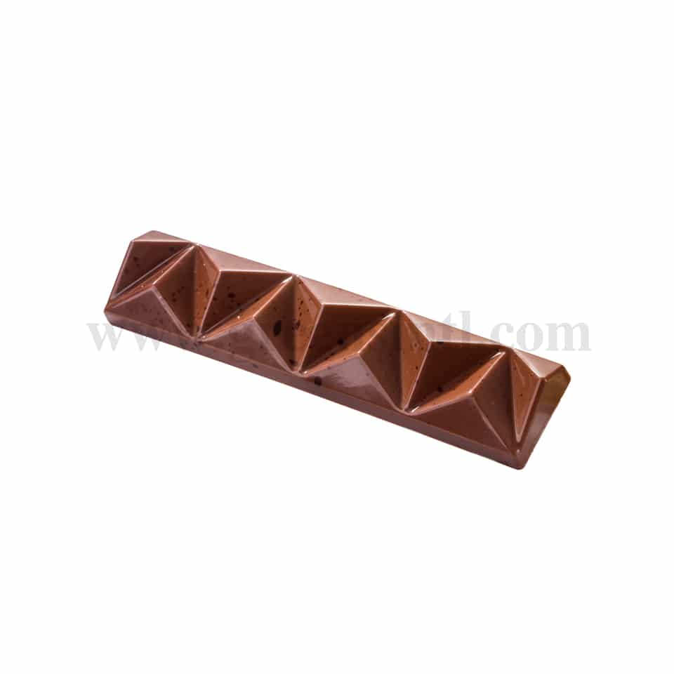 MARTELLATO Polycarbonate Chocolate Mould Pyramid 123 x 27 h 12 mm