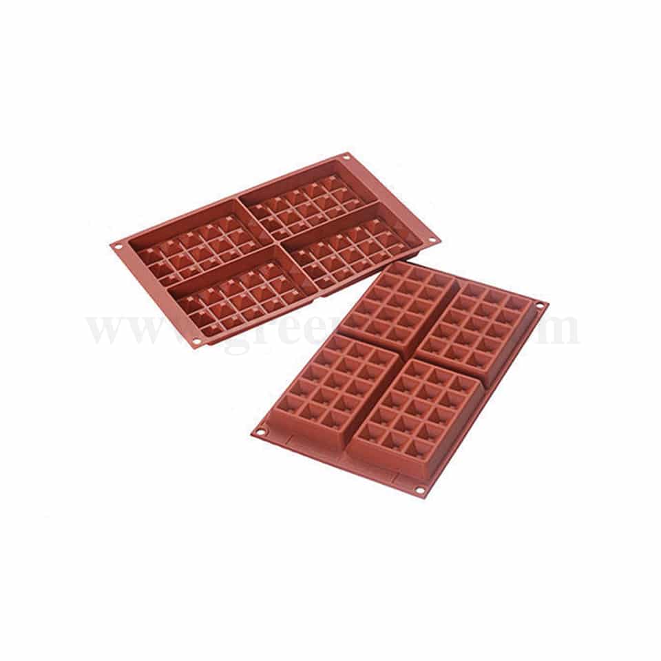 MARTELLATO Silicone Mould Waffle 130x81 h 17 mm