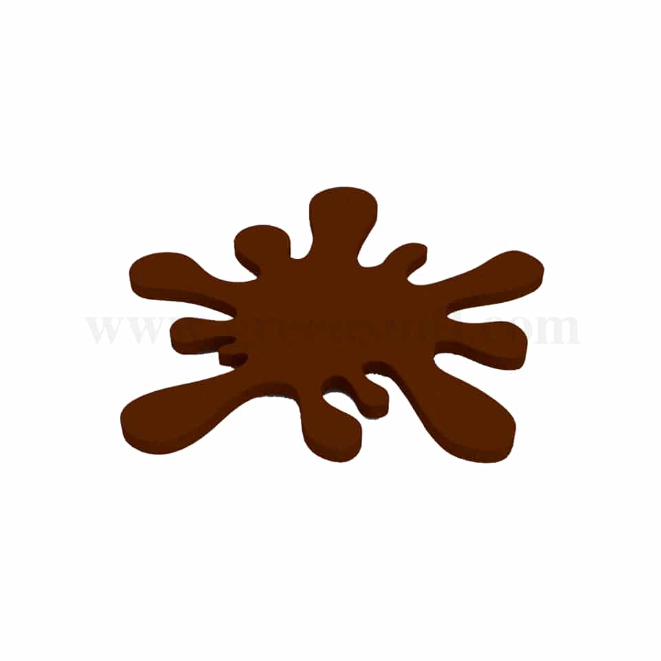 MARTELLATO Chocolate Garnish Mat 60x 63 mm