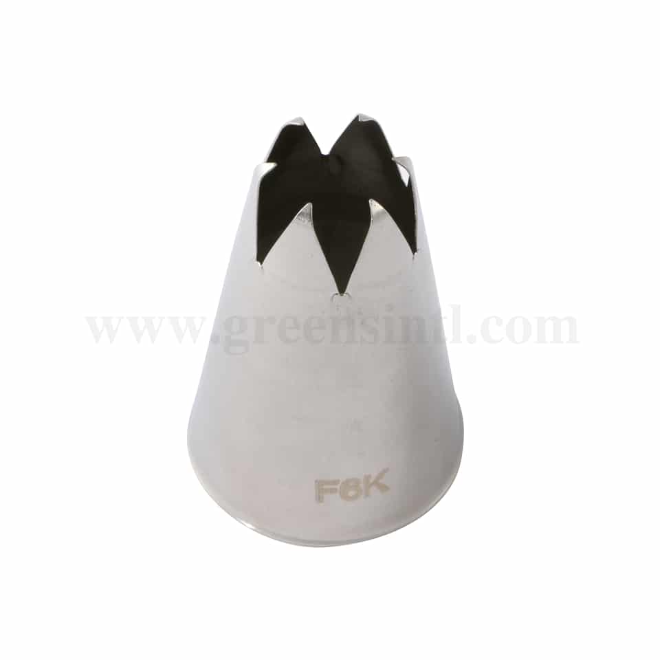 MARTELLATO Nozzle for pastry bag Six-pointed flower D 18 mm