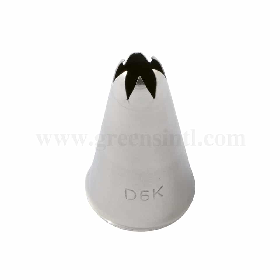 MARTELLATO Nozzle for pastry bag Six-pointed flower D 10 mm