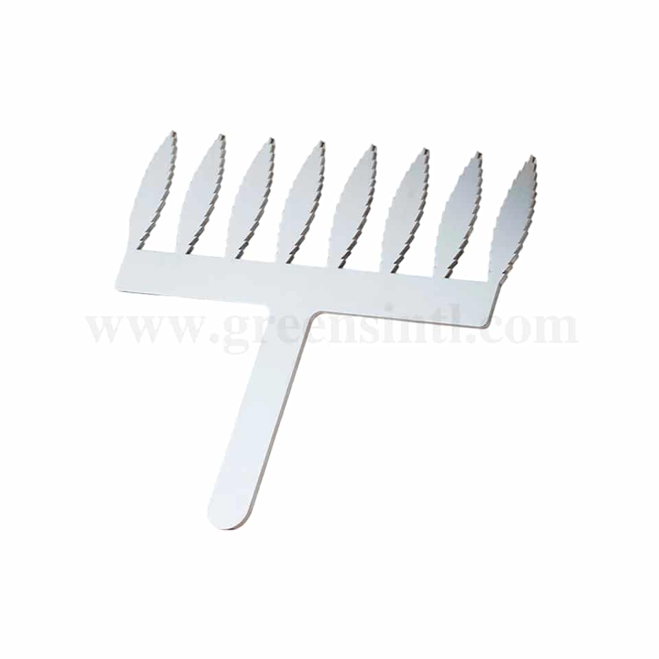 MARTELLATO Stainless Steel Feather Comb 250 x 180mm