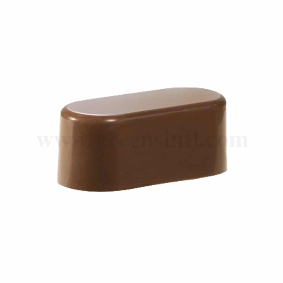 MARTELLATO Polycarbonate Chocolate Mould Flat 40 x 18 h 16 mm