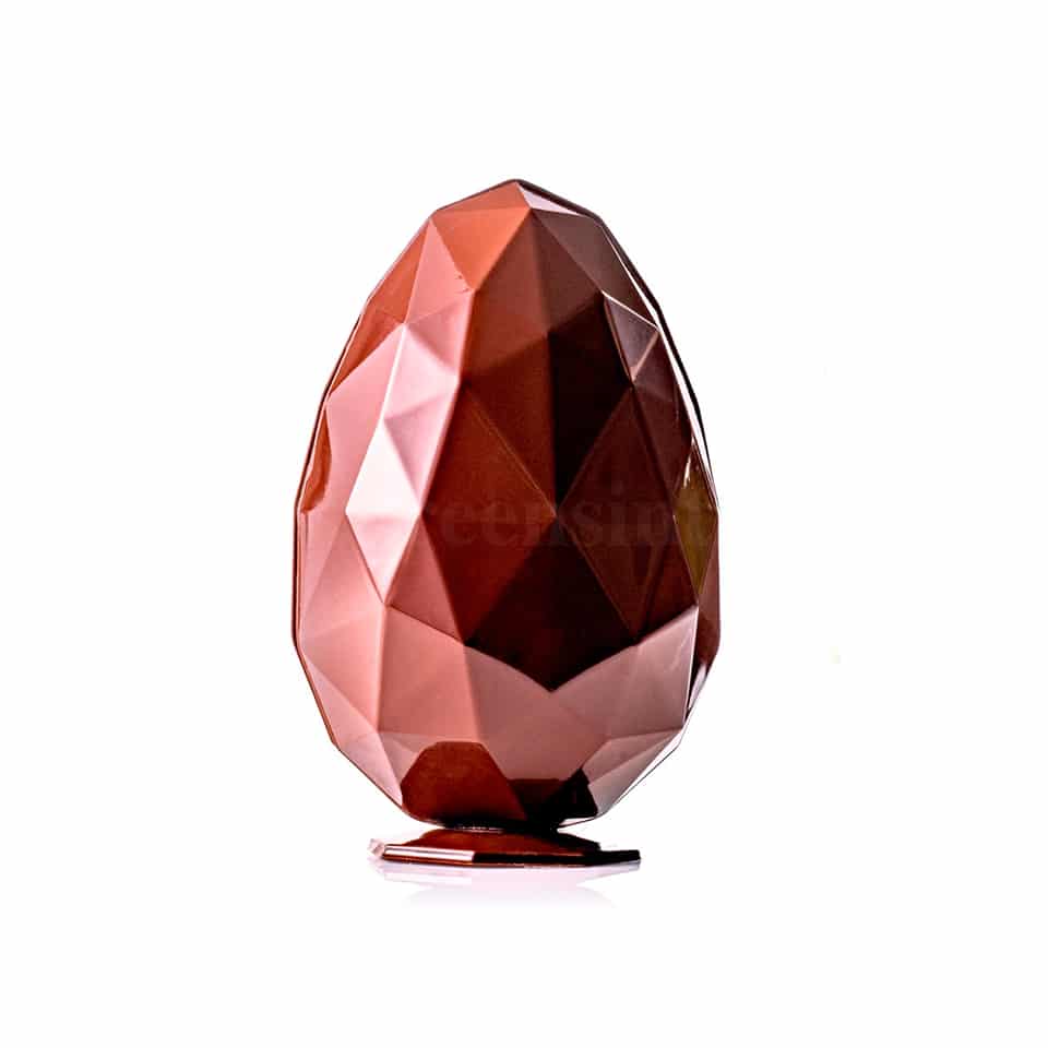 MARTELLATO Thermoformed Plastic Mould Diamond Egg D 120 x h 185 mm