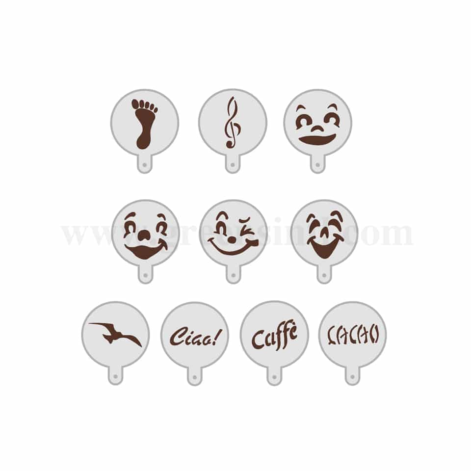 MARTELLATO Mini Stencil Kit 2