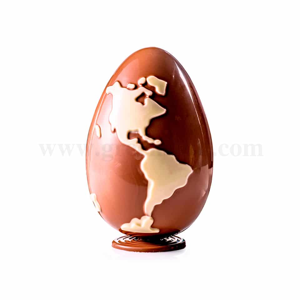 MARTELLATO Thermoformed Plastic Mould Sectioned egg D 120 x h 185 mm