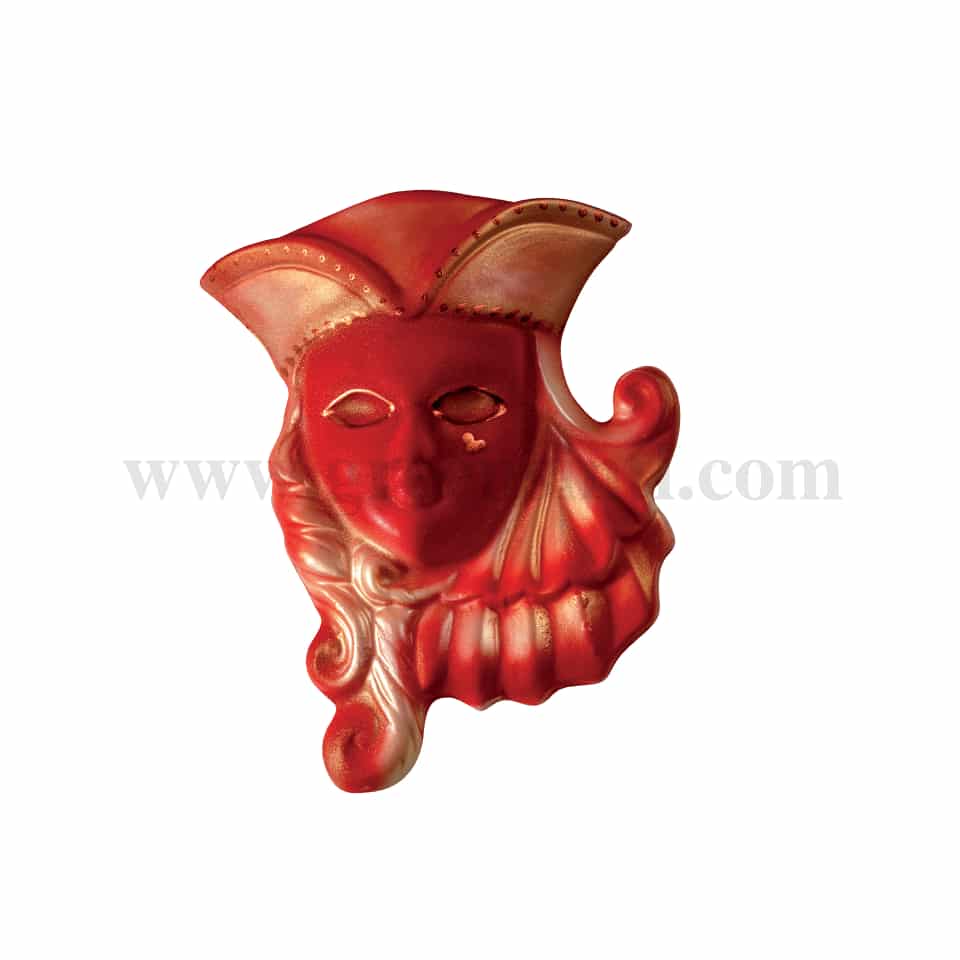 MARTELLATO Thermoformed Plastic Mould Venetian Mask 155 x 190 x 40 mm