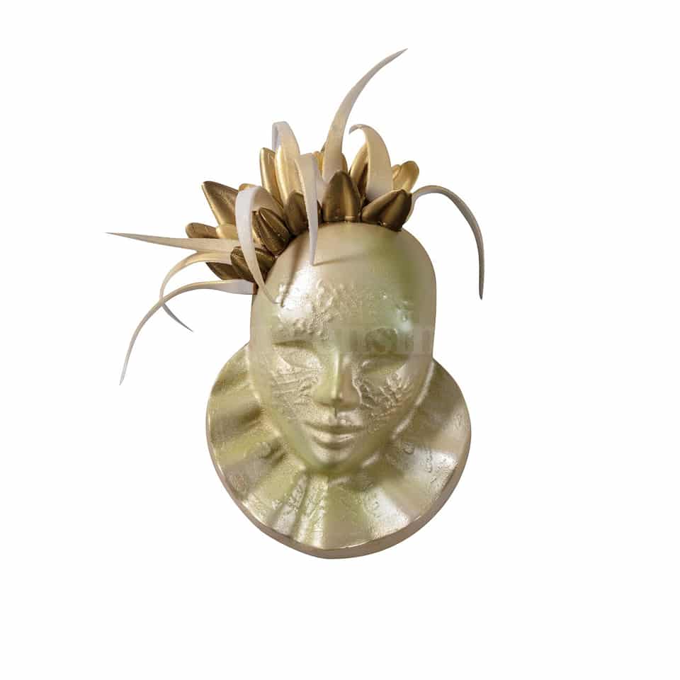 MARTELLATO Thermoformed Plastic Mould Venetian Mask 105 x 135 x 40 mm