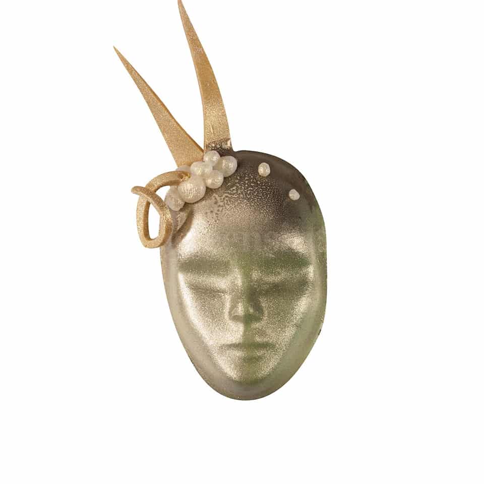 MARTELLATO Thermoformed Plastic Mould Venetian Mask 30 x 45 x 15 mm