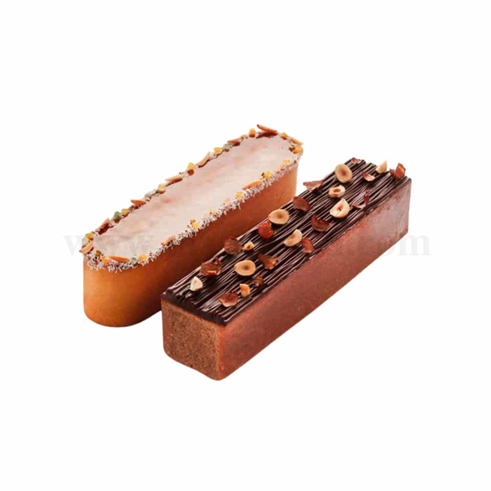 MARTELLATO Travel Cake Mould Oval and Block  255 x 84 h 62 mm