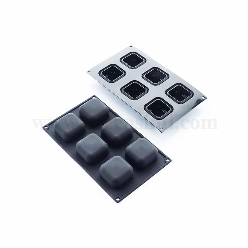 MARTELLATO Food-grade Silicone Mould Box 64 x 64 h 34 mm