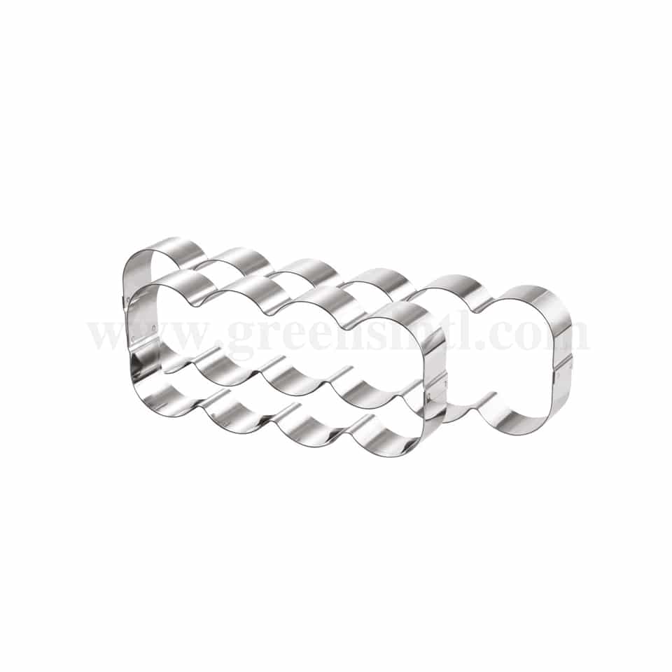 MARTELLATO Stainless Steel Cake Band Fancy 22 - 360 x 100 x h36 mm