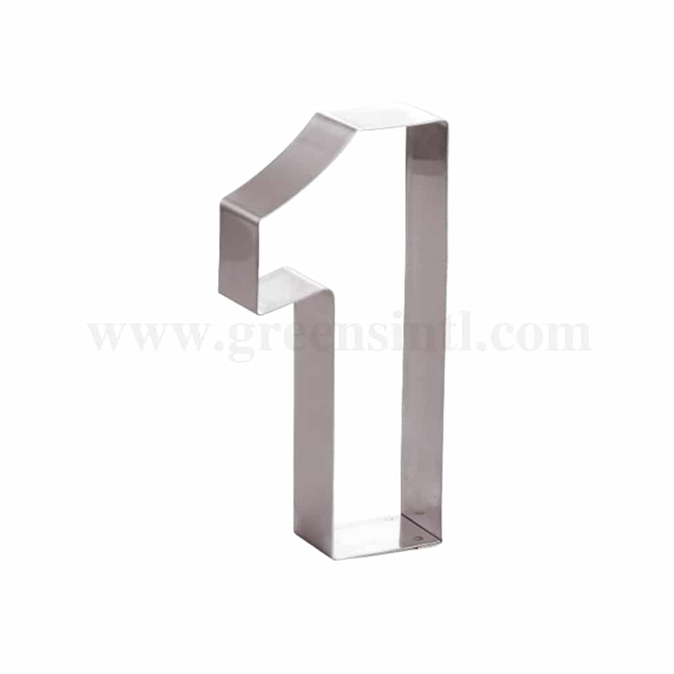 MARTELLATO Stainless Steel Number-shaped Cake Band 1-200 x 93 x h40 mm
