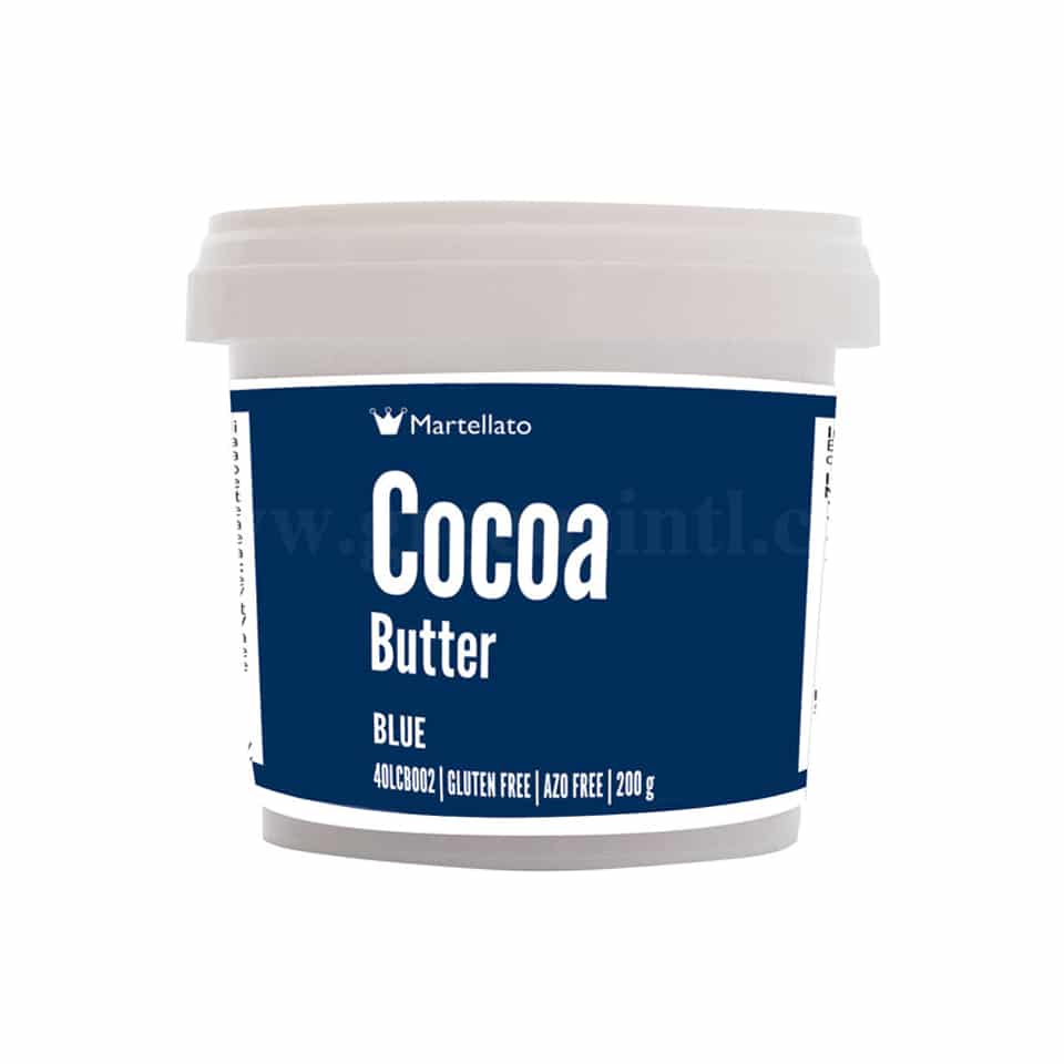 MARTELLATO Coloured Cocoa Butter Blue 200g