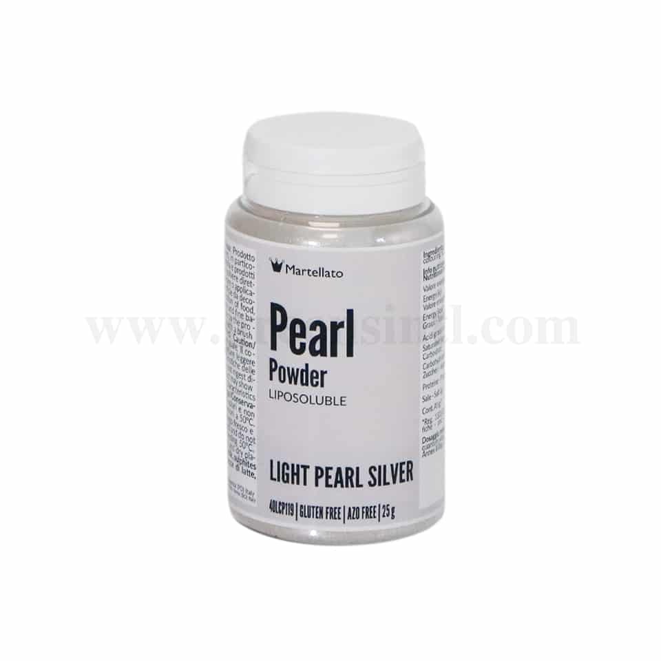 MARTELLATO Colour Dust Liposoluble - Light Pearl Silver 25g