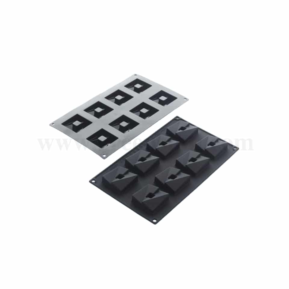 MARTELLATO Food-Grade Silicone Mould Cube 50 x 50 h 16 mm