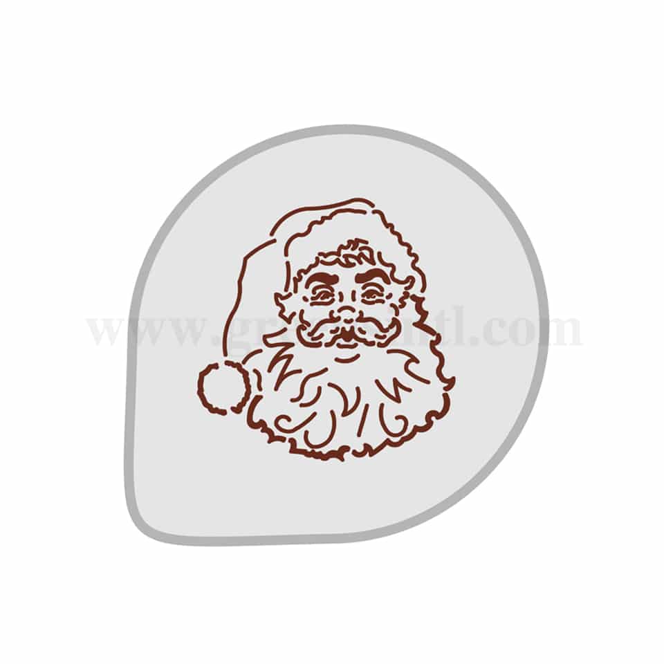 MARTELLATO Stencil Santa D260mm