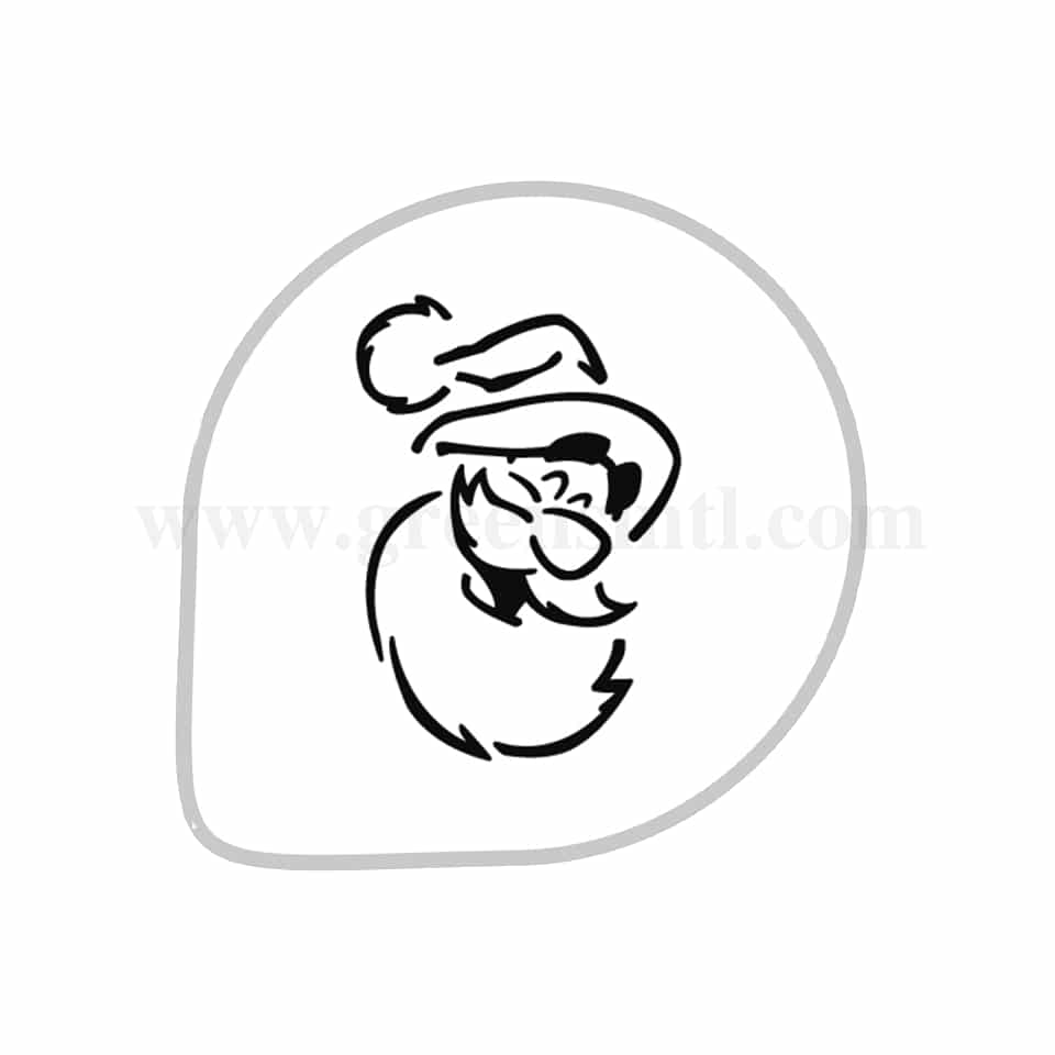 MARTELLATO Decorative Stencil Santa Claus D260mm