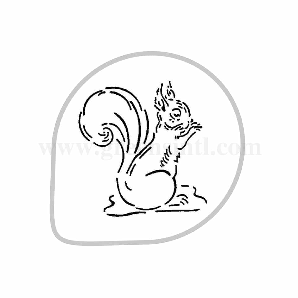 MARTELLATO Stencil Squirrel D260mm