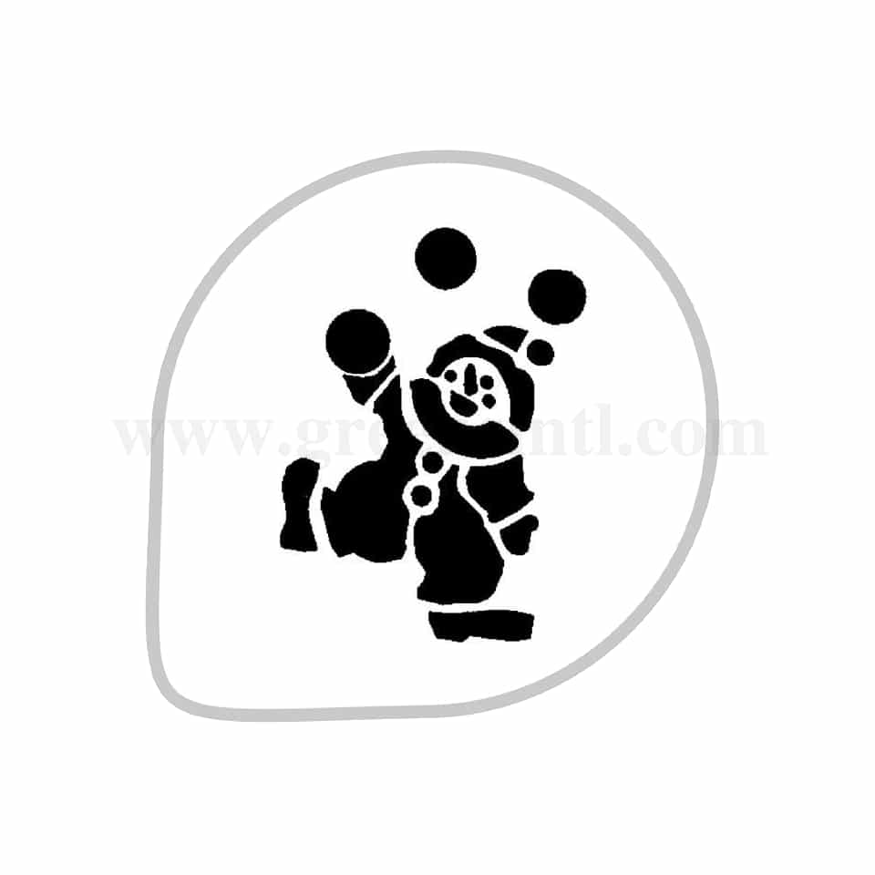 MARTELLATO Stencil Clown D260mm