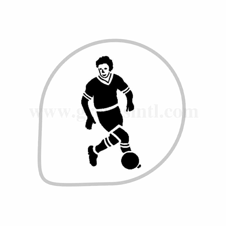 MARTELLATO Stencil Soccer Player D260mm