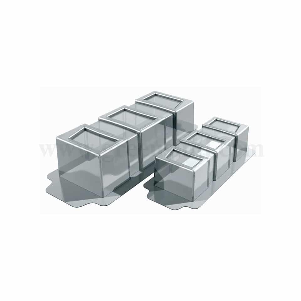 MARTELLATO Semifreddo Mould 250x95xh62mm and 180x68xh55mm