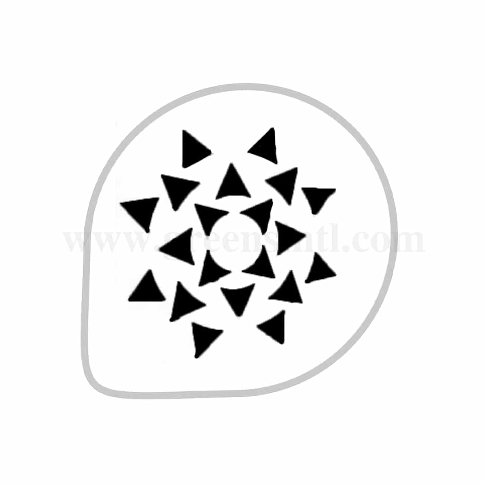 MARTELLATO Stencil Square Design D260mm