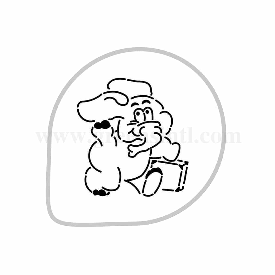 MARTELLATO Stencil Elephant D260mm