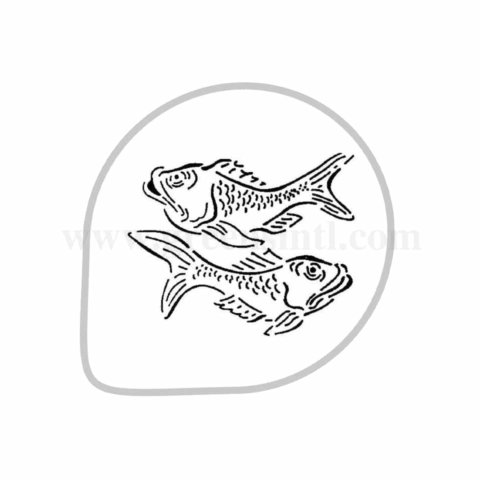 MARTELLATO Stencil Fish D260mm