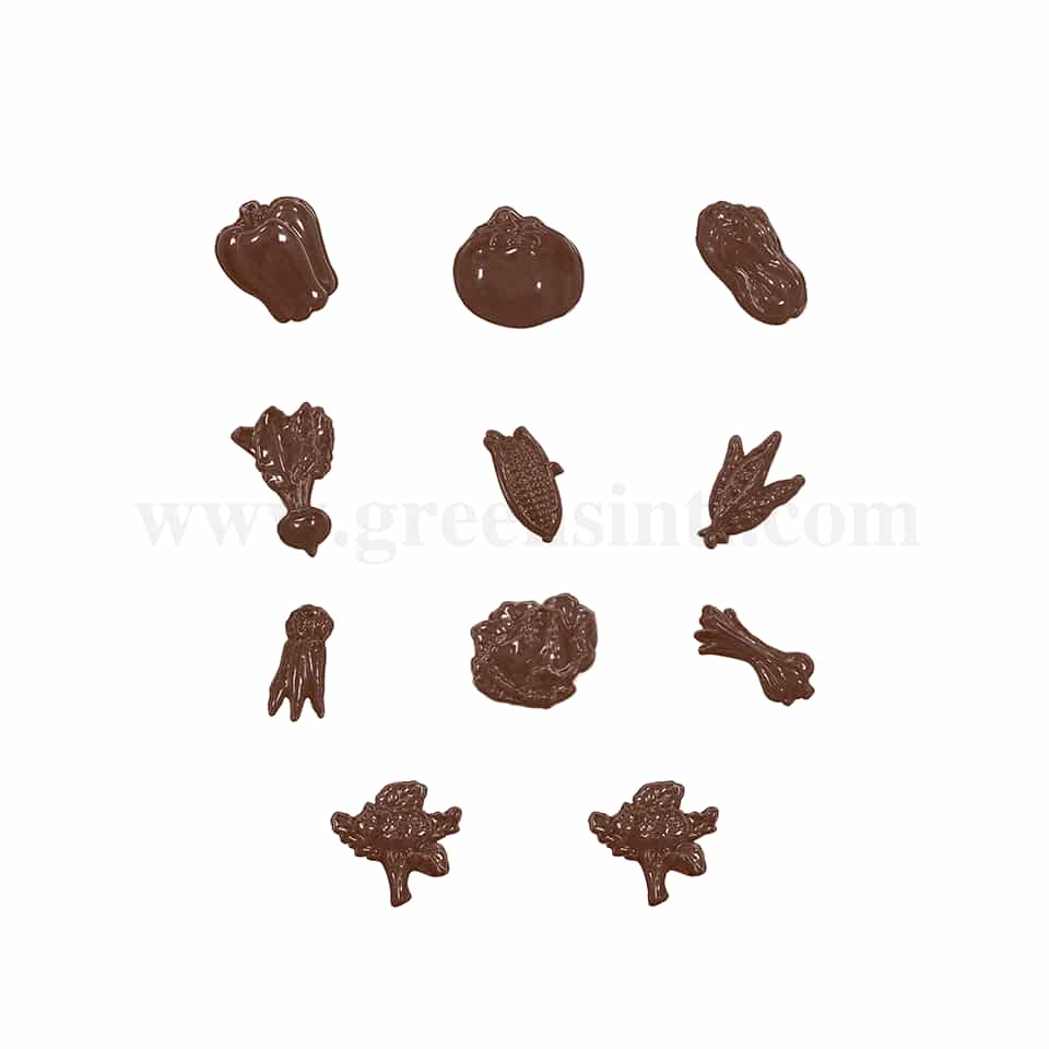MARTELLATO Thermoformed Chocolate Mould Vegetables