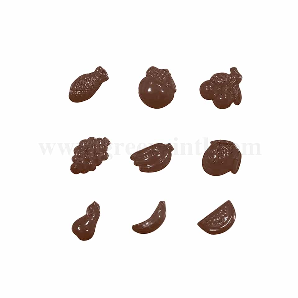 MARTELLATO Thermoformed Chocolate Mould Fruits