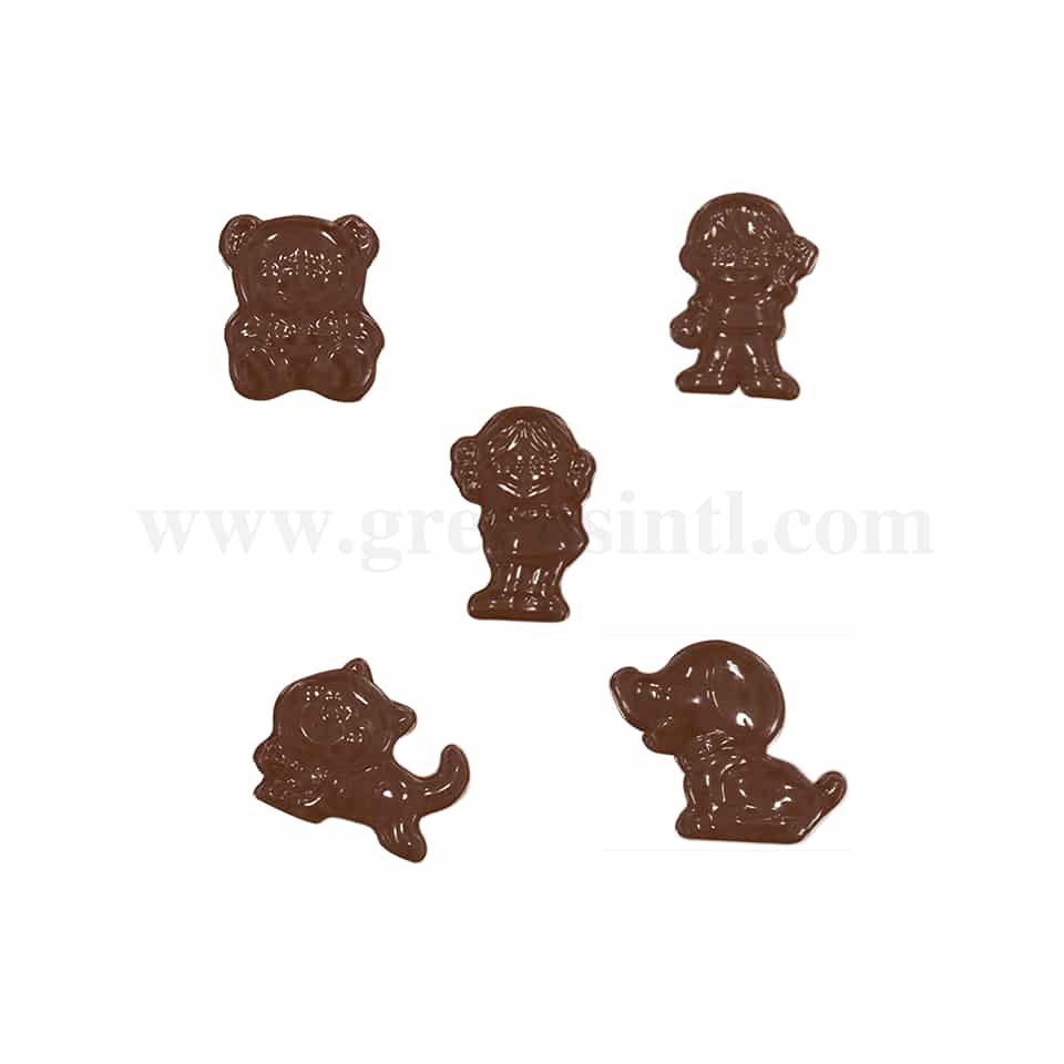 MARTELLATO Thermoformed Chocolate Mould Animals