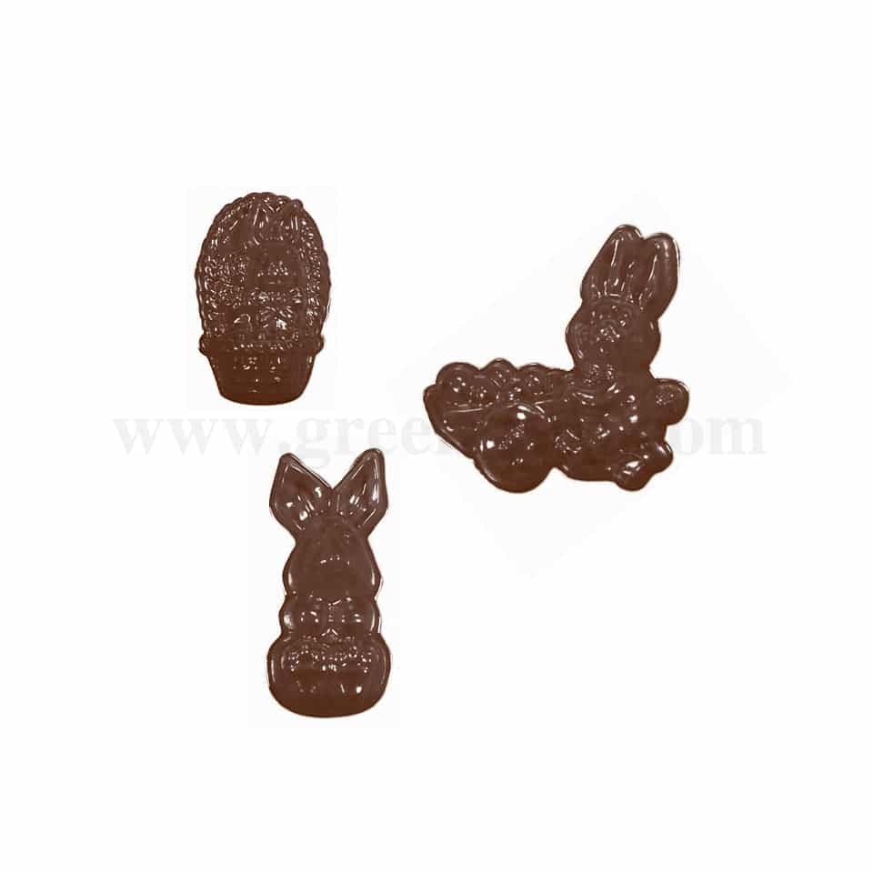 MARTELLATO Thermoformed Chocolate Mould Bunny In Basket